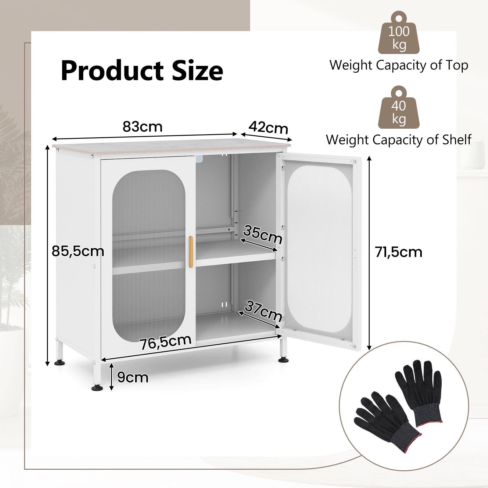 Bufetas 83 x 42 x 85.5 cm 3