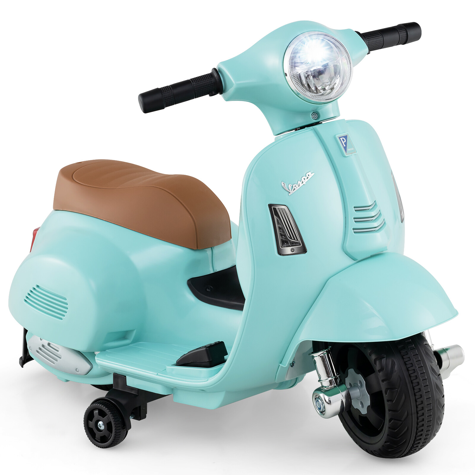 Vaikiškas elektrinis motociklas, 6 V 30 W, mėlynas, 66,5 × 38 × 52 cm