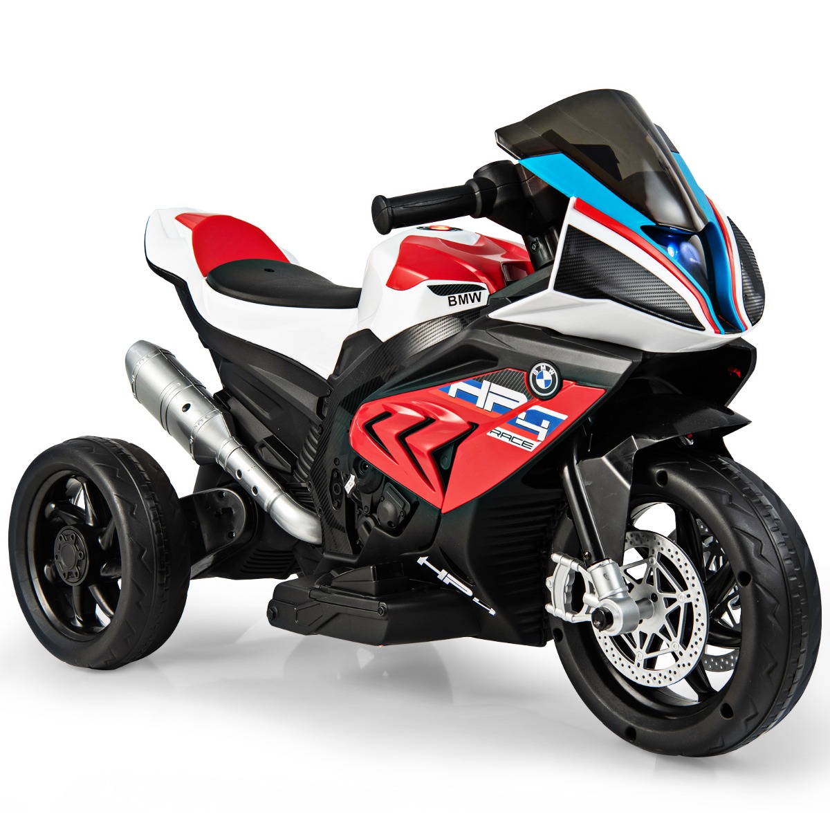 Vaikiškas elektrinis motociklas Raudonas