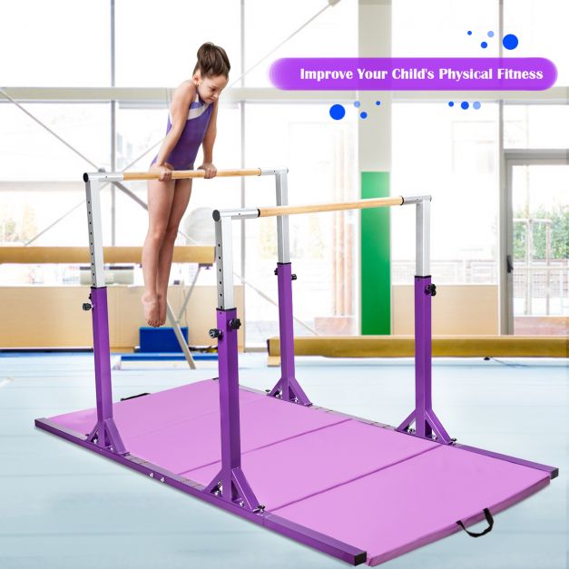 Gimnastikos lygiagretės violetinės 2