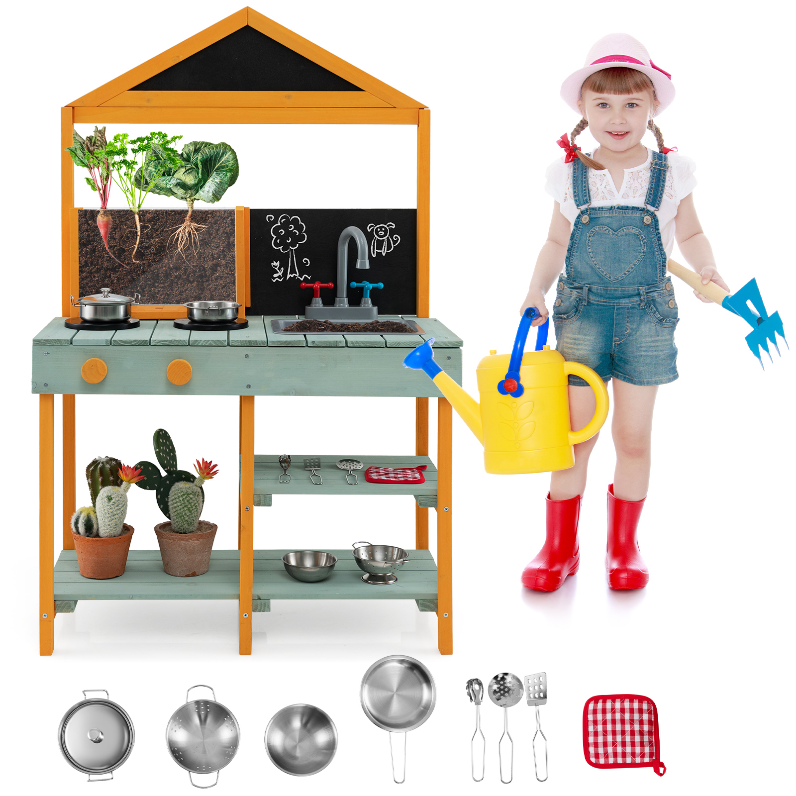 Vaikų virtuvėlė 69 x 36 x 110 cm 3