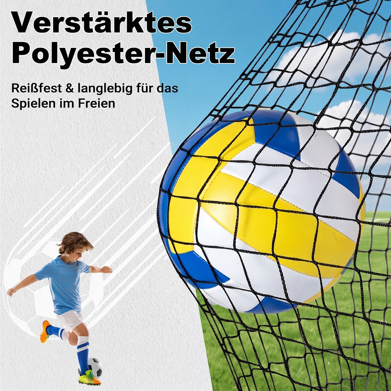 Sulankstomi futbolo vartai su nešiojimo krepšiu, juodi, 120 × 90 × 92 cm, 2 vnt. 2