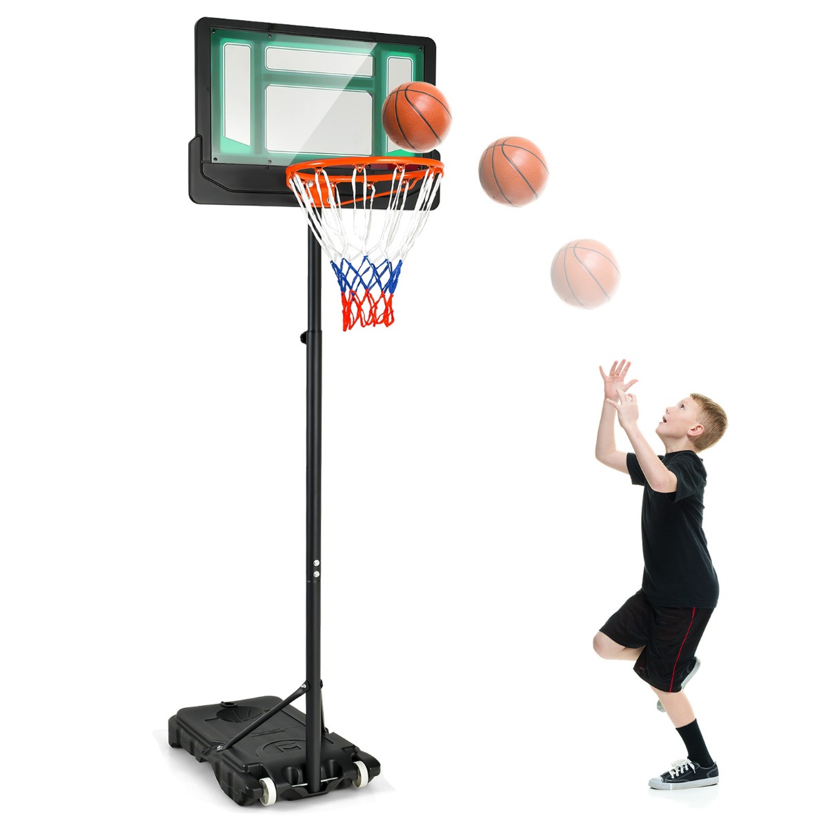 Krepšinio stovas 90–210 cm