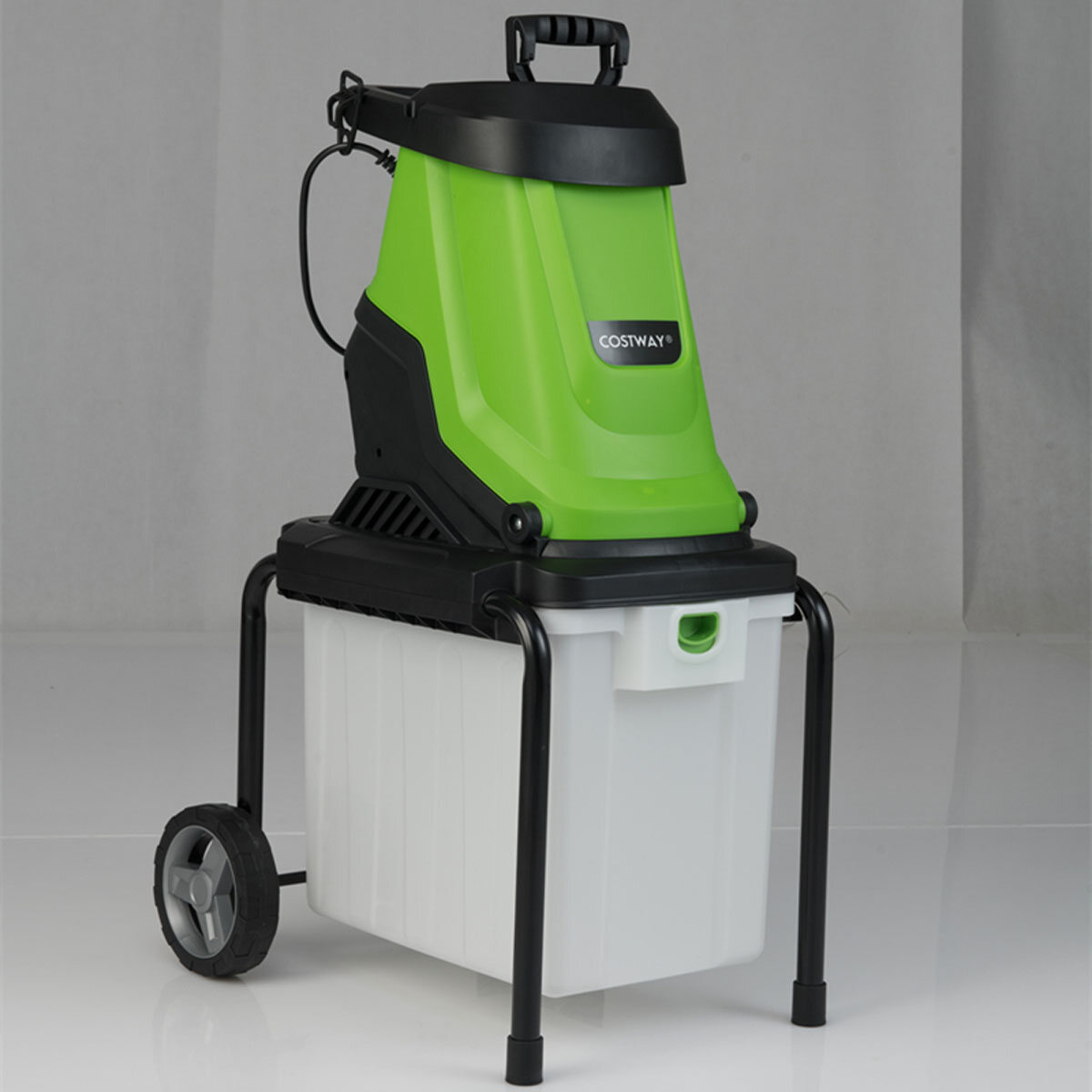 Elektrinis medienos smulkintuvas 2800 W, žalias, 56 × 44 × 94 cm