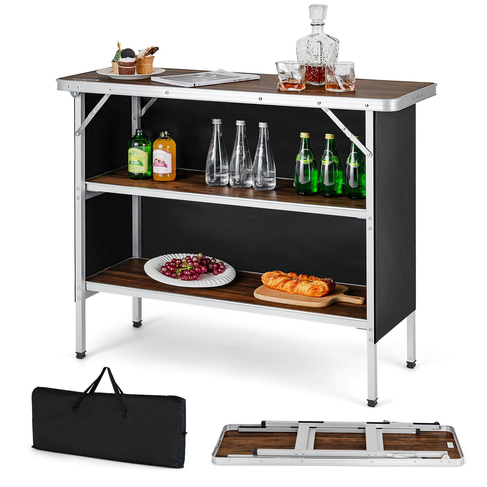 Sulankstomas stalas 110 x 38 x 88 cm