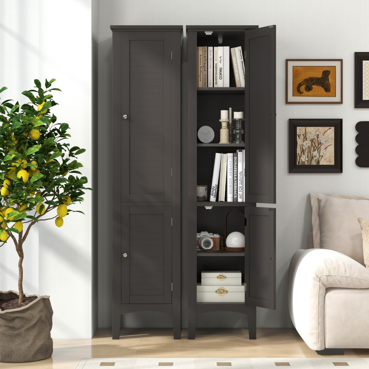 Vannas istabas skapis 37 x 37 x 160 cm 3