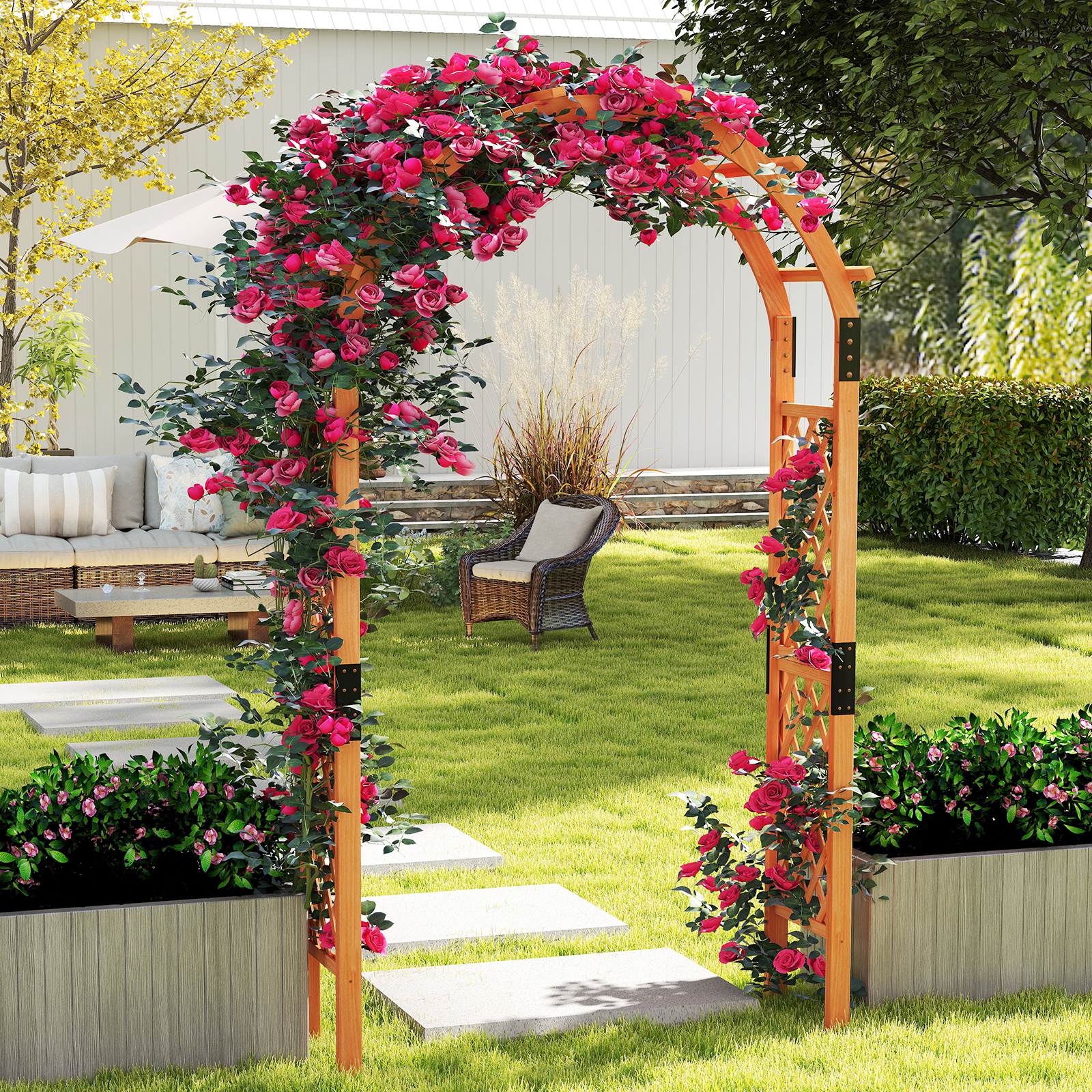 Sodo arka 132 x 45.5 x 235 cm 2