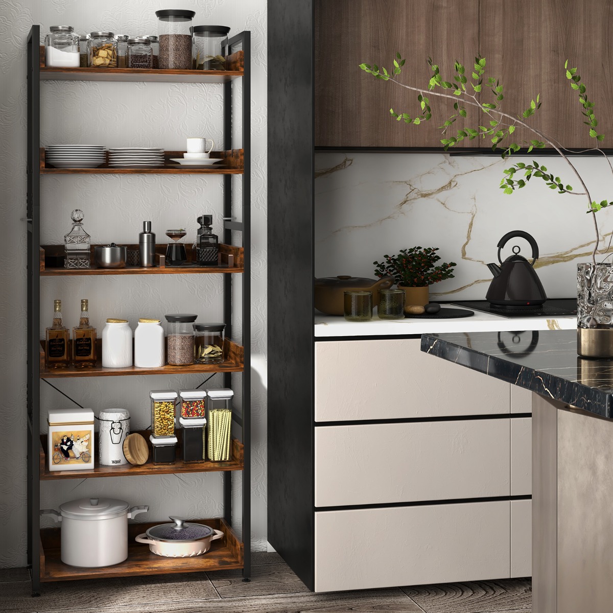 Lentyna Rustic Brown 2
