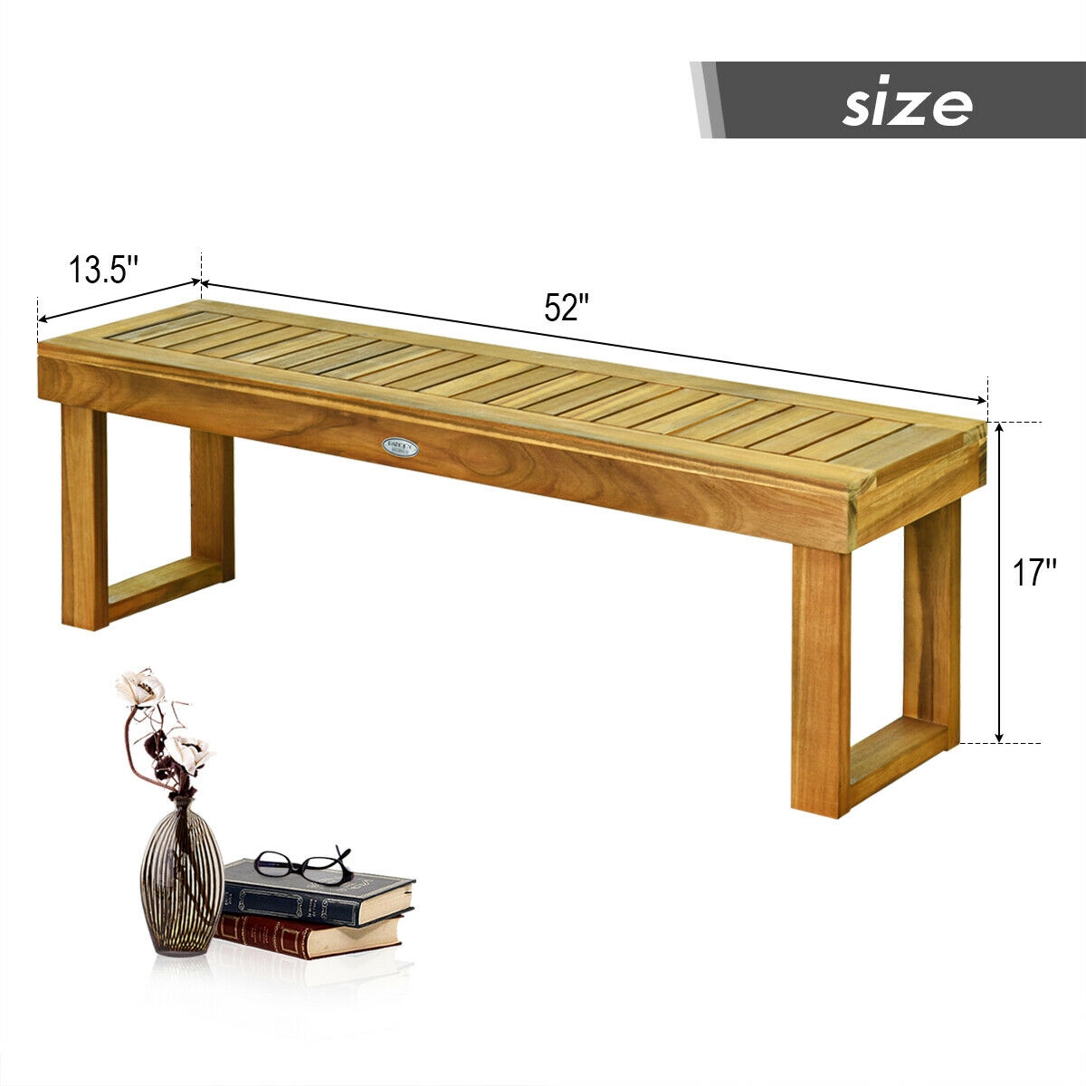 Suolas 132.1 x 34.3 x 43.2 cm 3