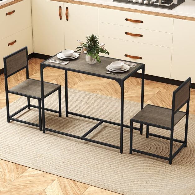 Valgomojo stalo rinkinys 90 x 47 cm 3 vnt.