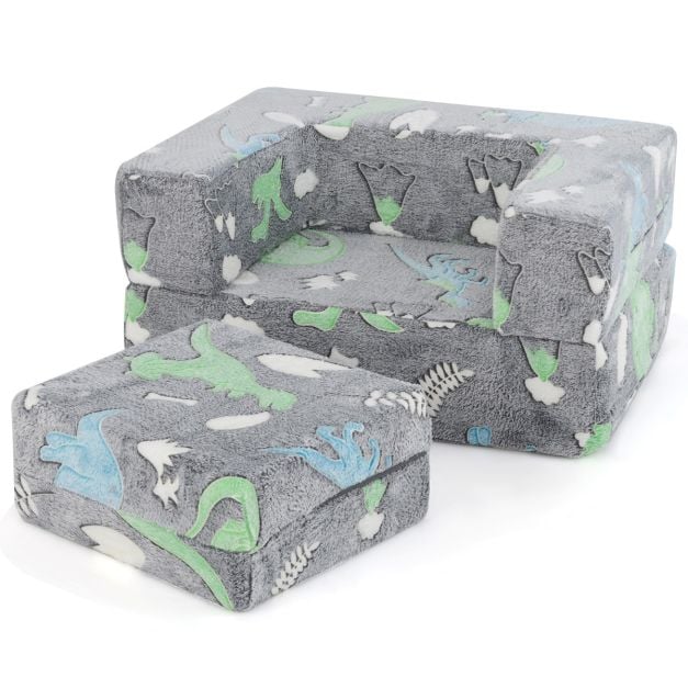 Vaikų sofa pilka