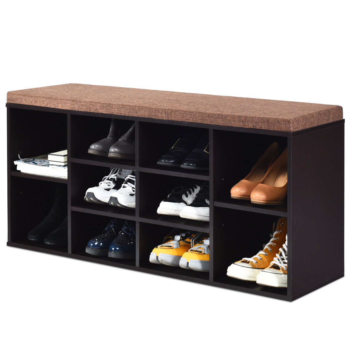 Batų spintelė su sėdyne 104×30.5×48 cm
