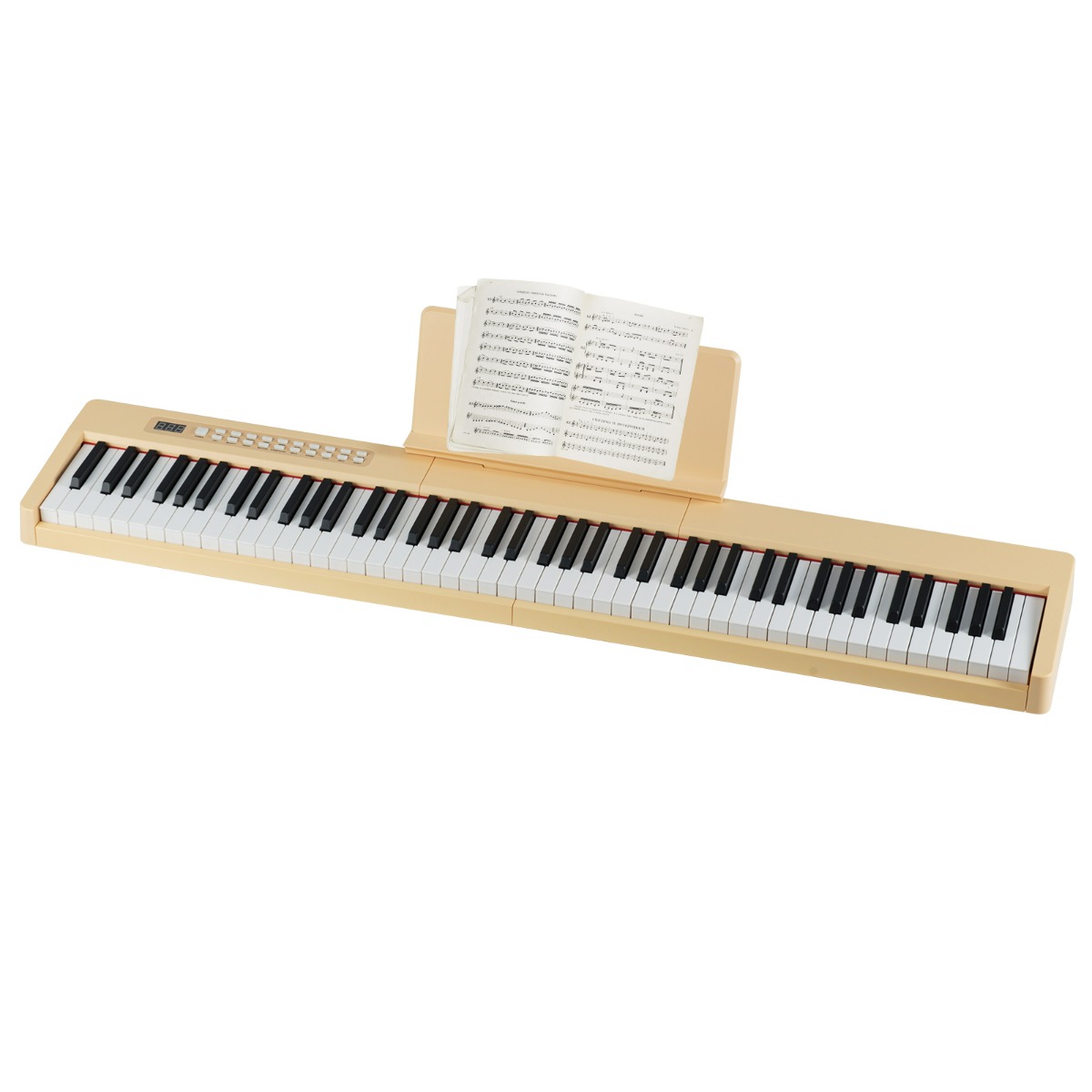 Elektrinis pianinas 88 klavišų geltonas