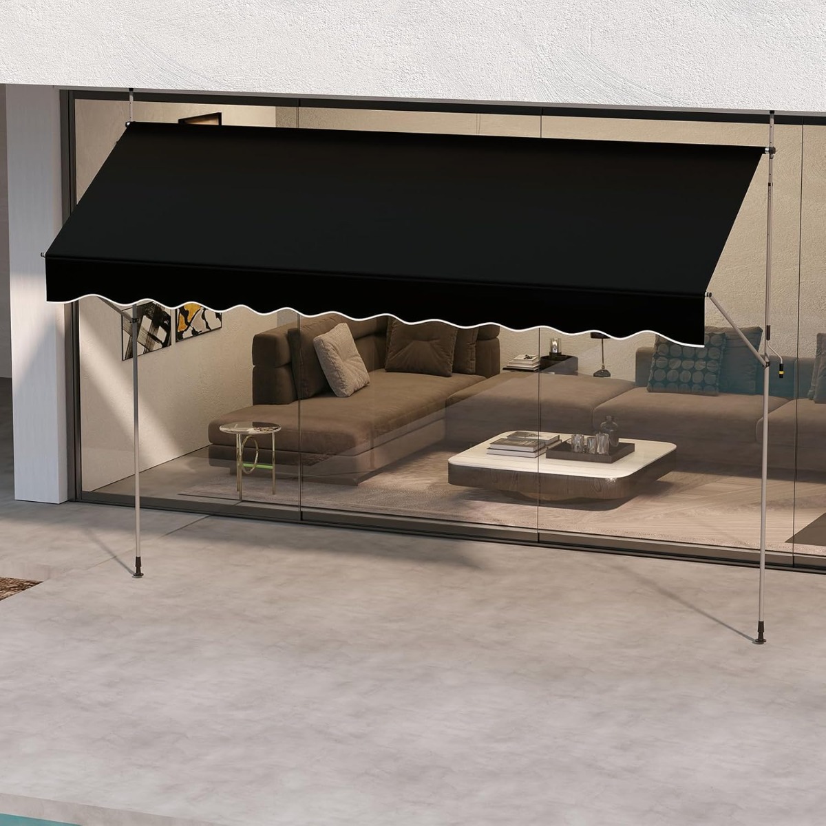 Ištraukiama markizė 400 x 210–300 cm