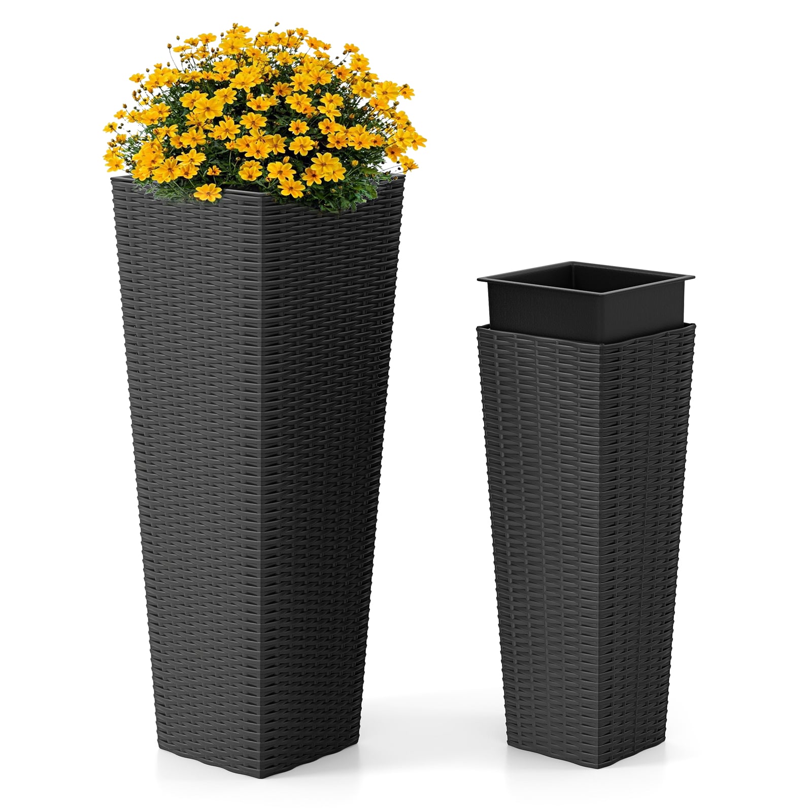 Vazonų rinkinys 82 cm / 60 cm 2 vnt.