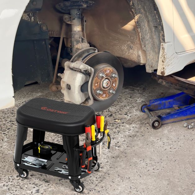 Mechaniko kėdutė Juoda