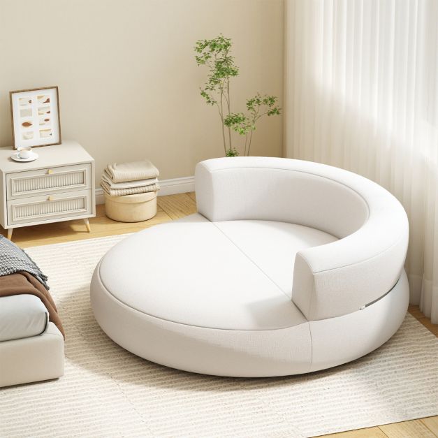 Pripūčiama sofa Balta