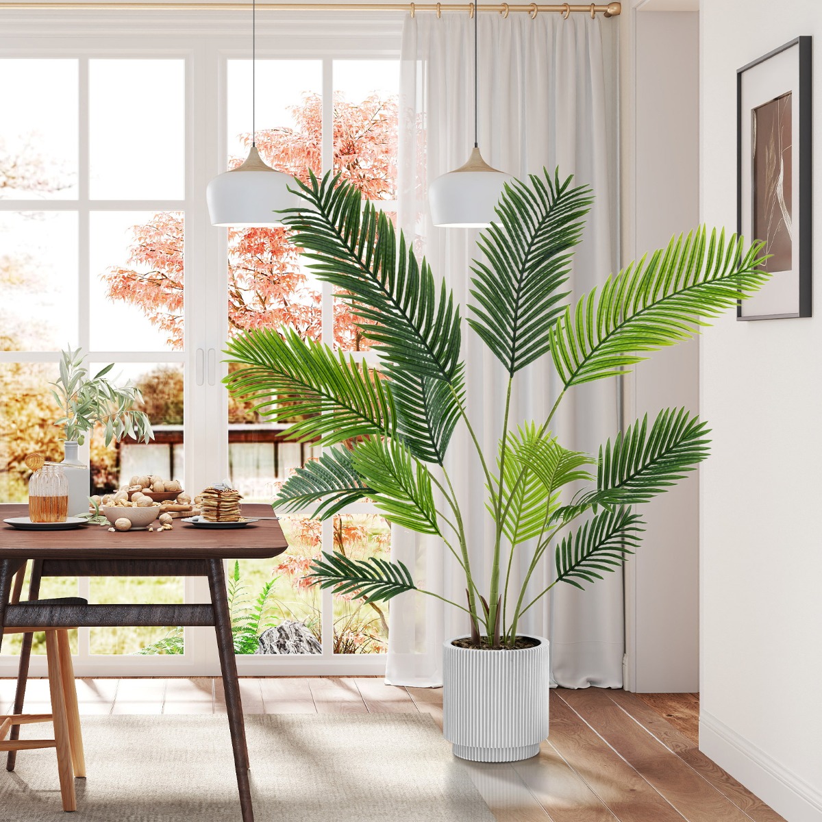 Dirbtinės arekos palmės 140 cm 2 vnt. 3