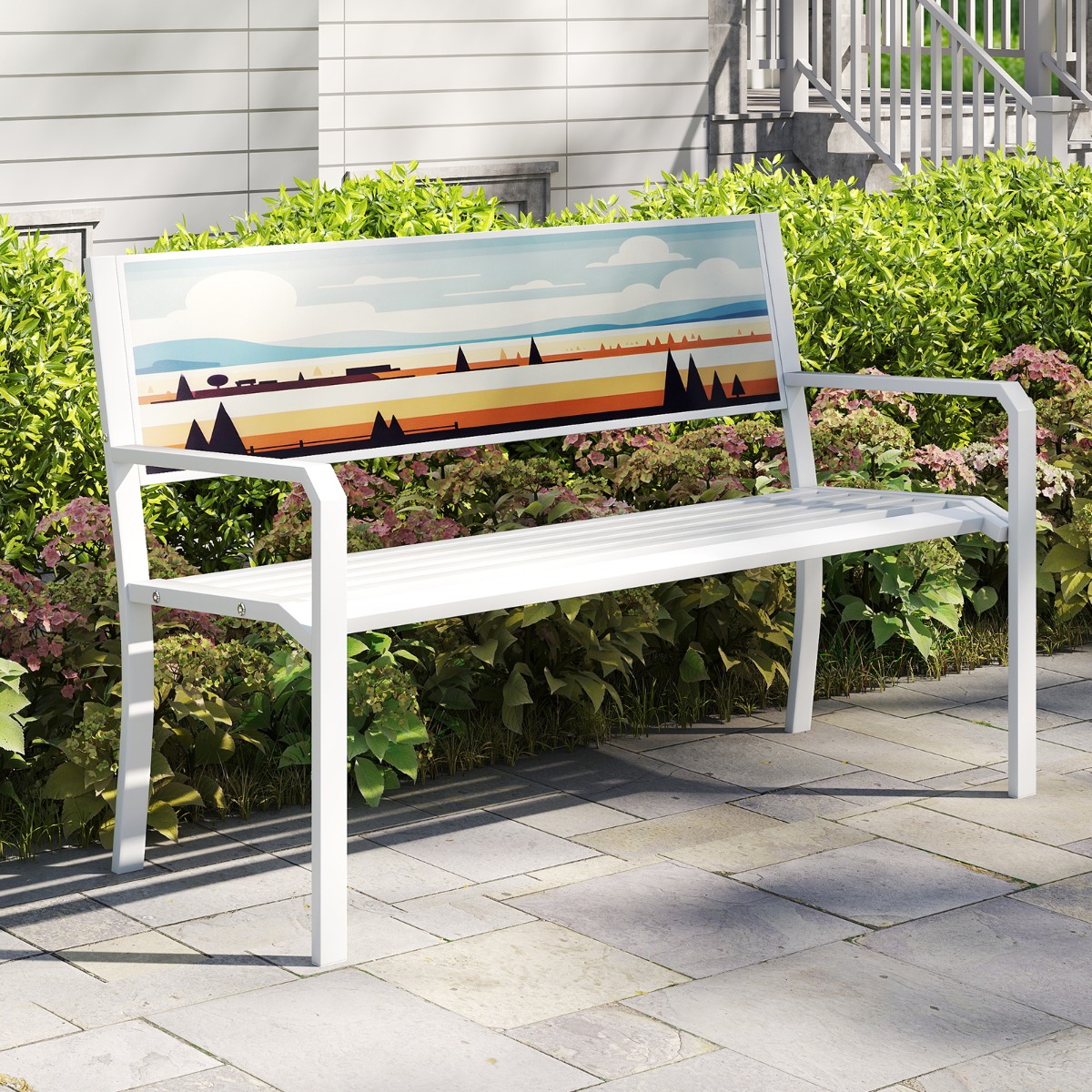 Sodo suolas 128 x 53 x 81,5 cm 2