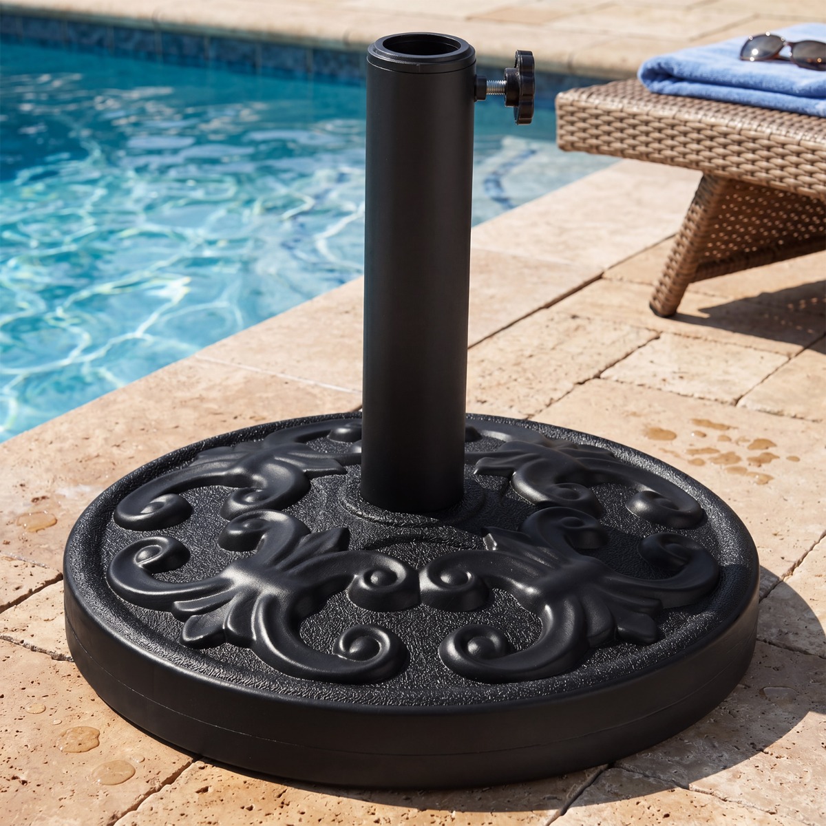 Skėčio stovas juodas 2