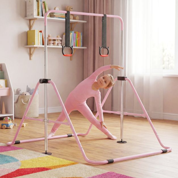 Gimnastikos skersinis rožinis 2