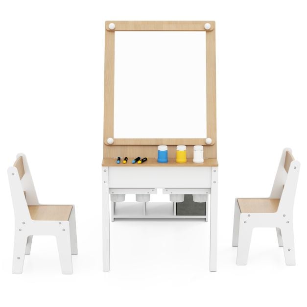 Dailės stalas ir 2 kėdės 120 x 60 x 60 cm 3