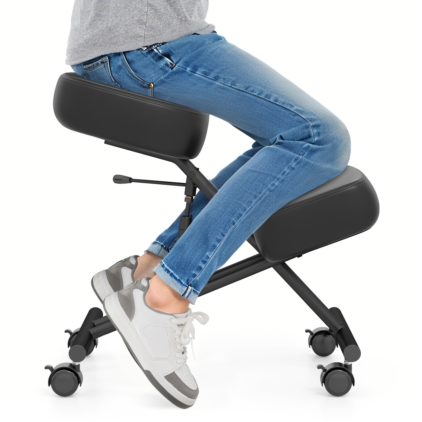 Klūpėjimo kėdė juoda 3