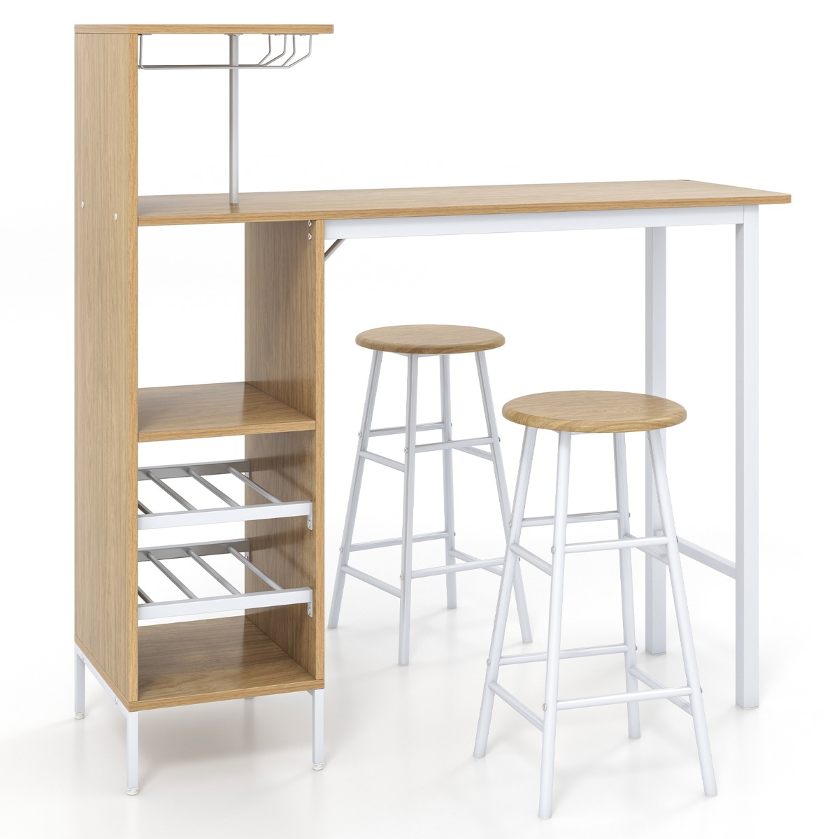 Baro stalo komplektas 120 x 40 x 120 cm 2 vnt.