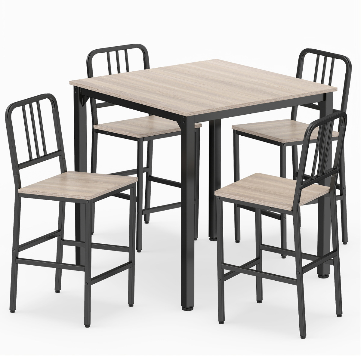 Baro stalo komplektas 90 x 90 x 91.5 cm 5 vnt. 3