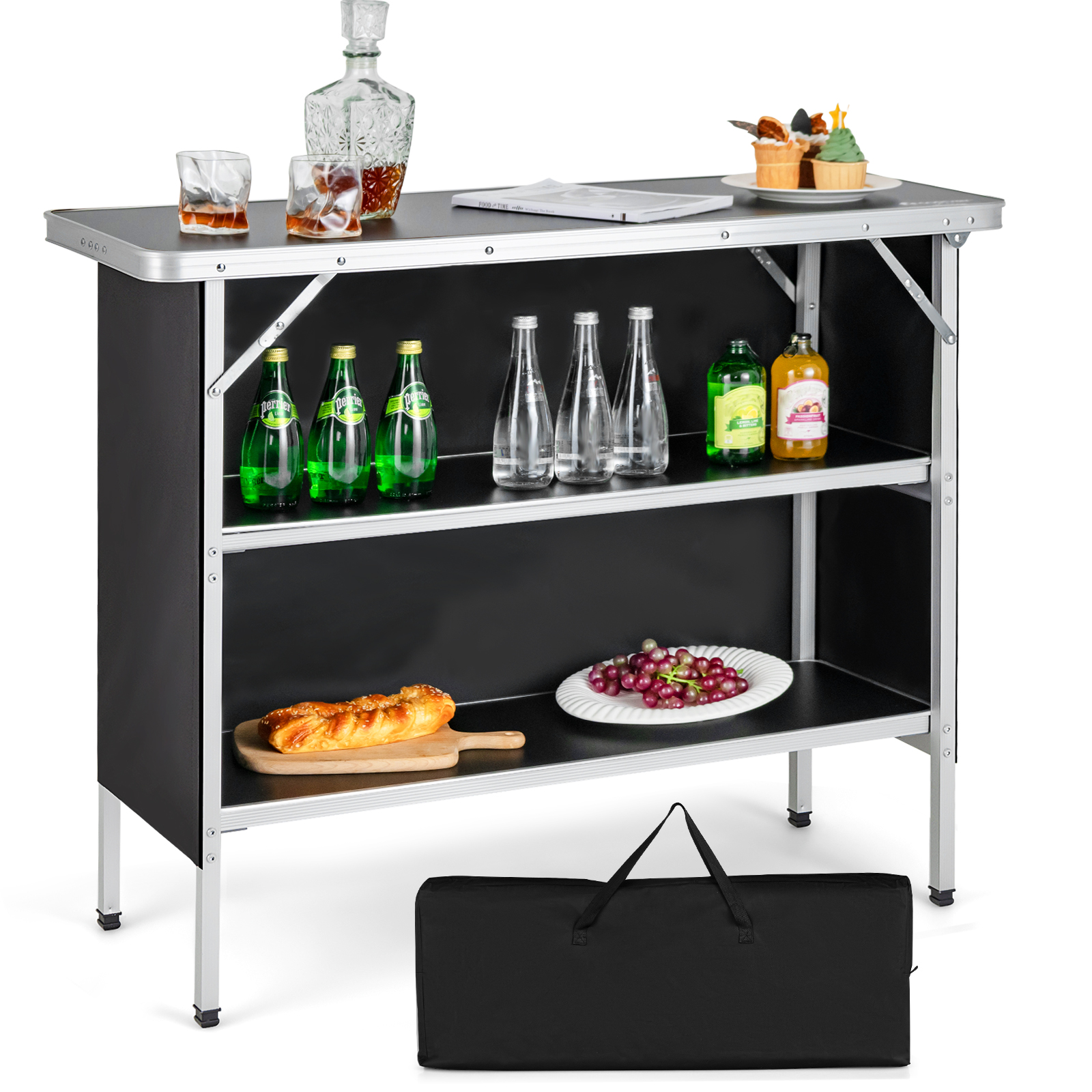 Sulankstomas stalas 110 x 38 x 88 cm