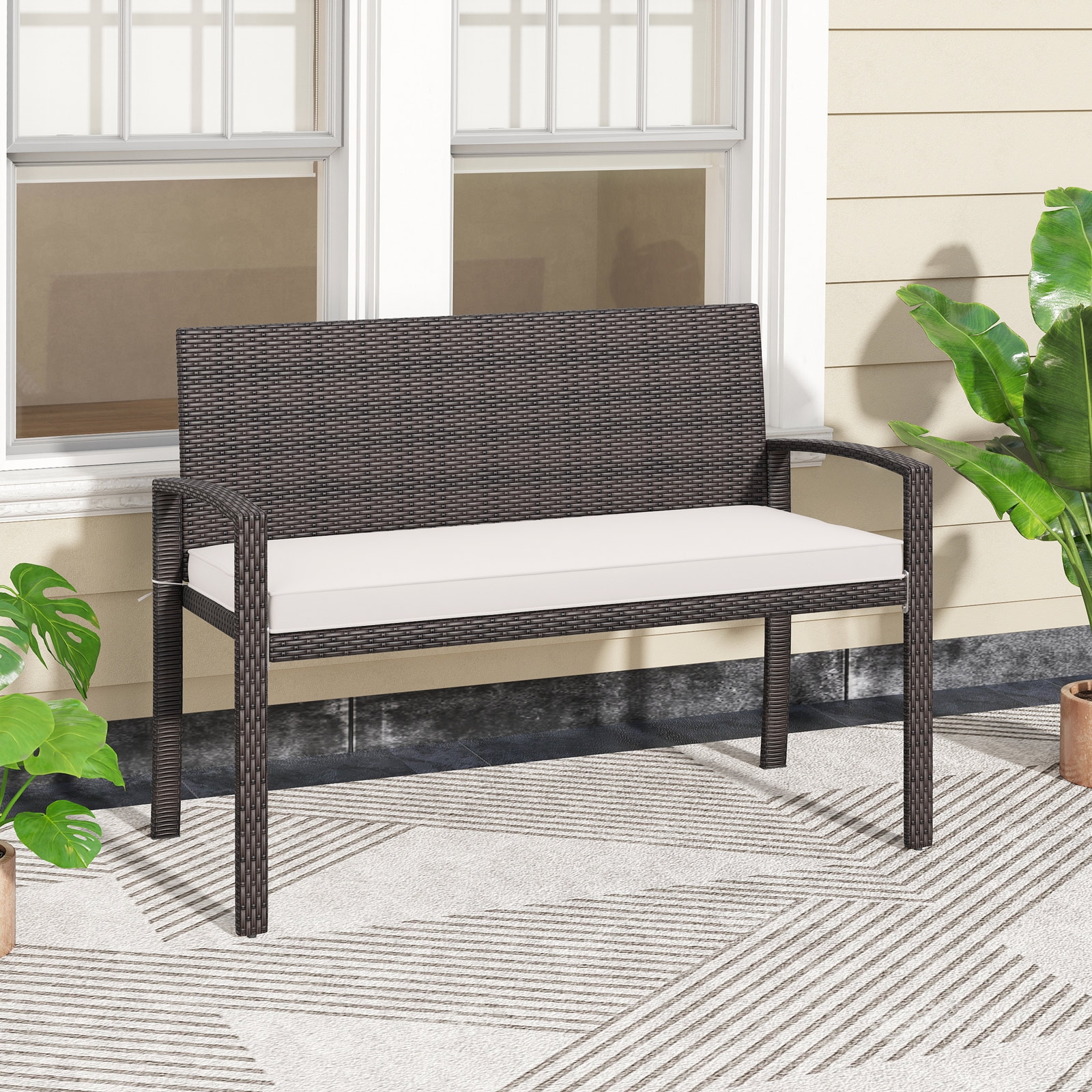 Pintinė sofa ruda 2 vietų