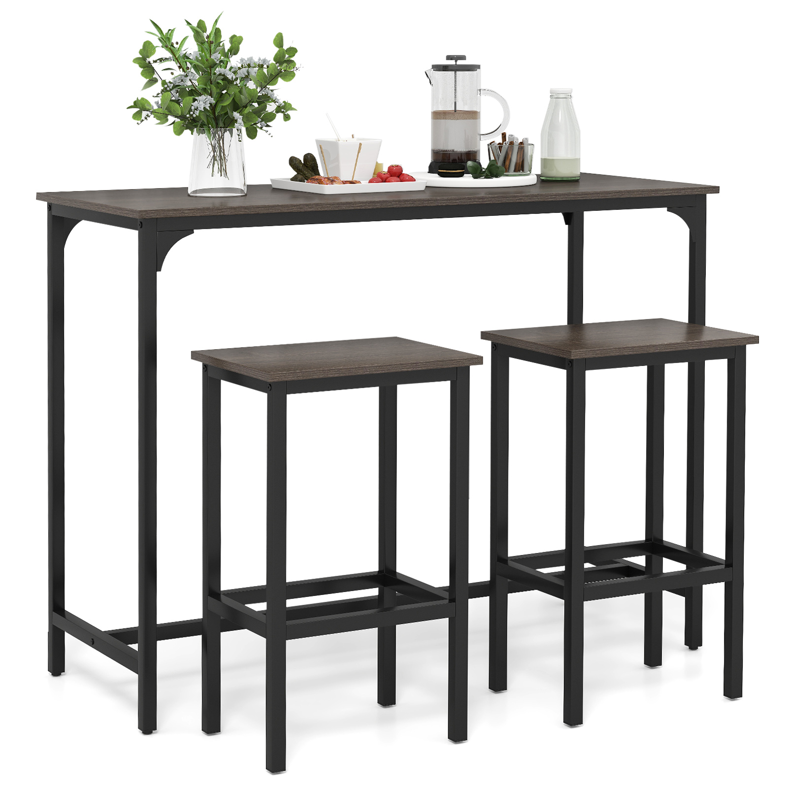 Baro stalo komplektas 120 x 48 x 91 cm 3 vnt. 3