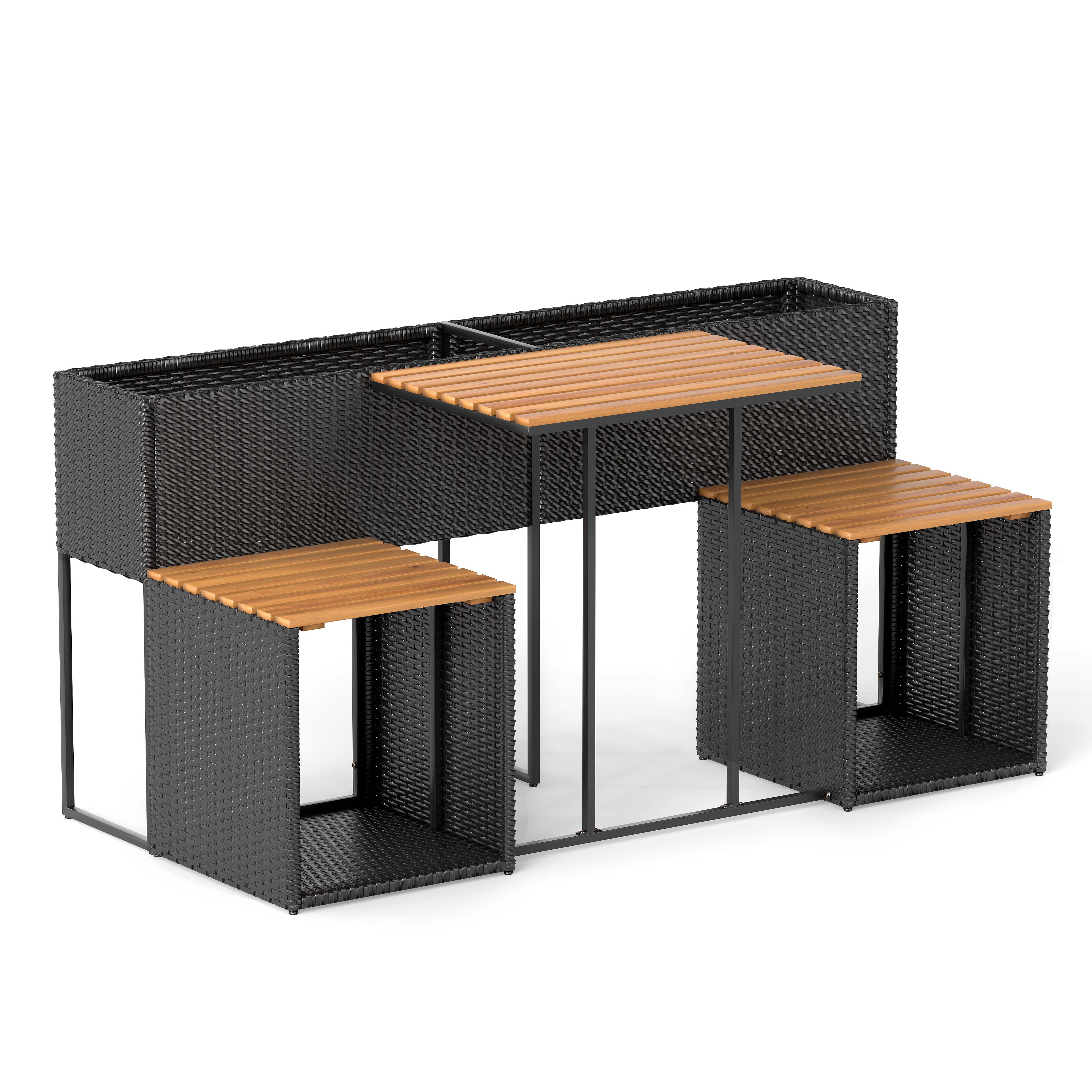 Sodo baldų komplektas 150 × 70 × 73 cm 1 vnt.