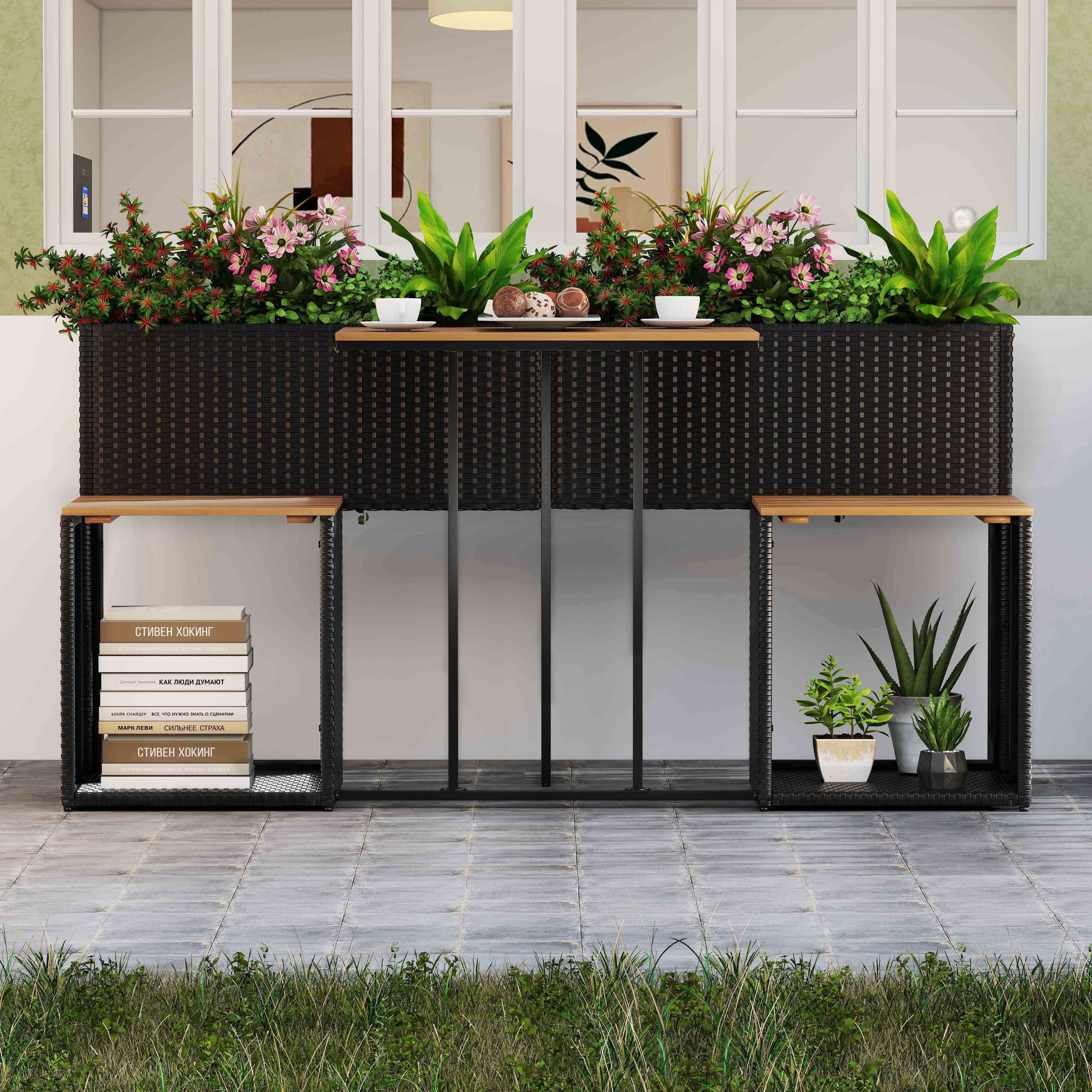 Sodo baldų komplektas 150 × 70 × 73 cm 1 vnt. 2