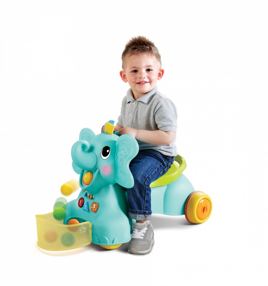 Sensorinis paspirtukas 3 viename dramblys infantino