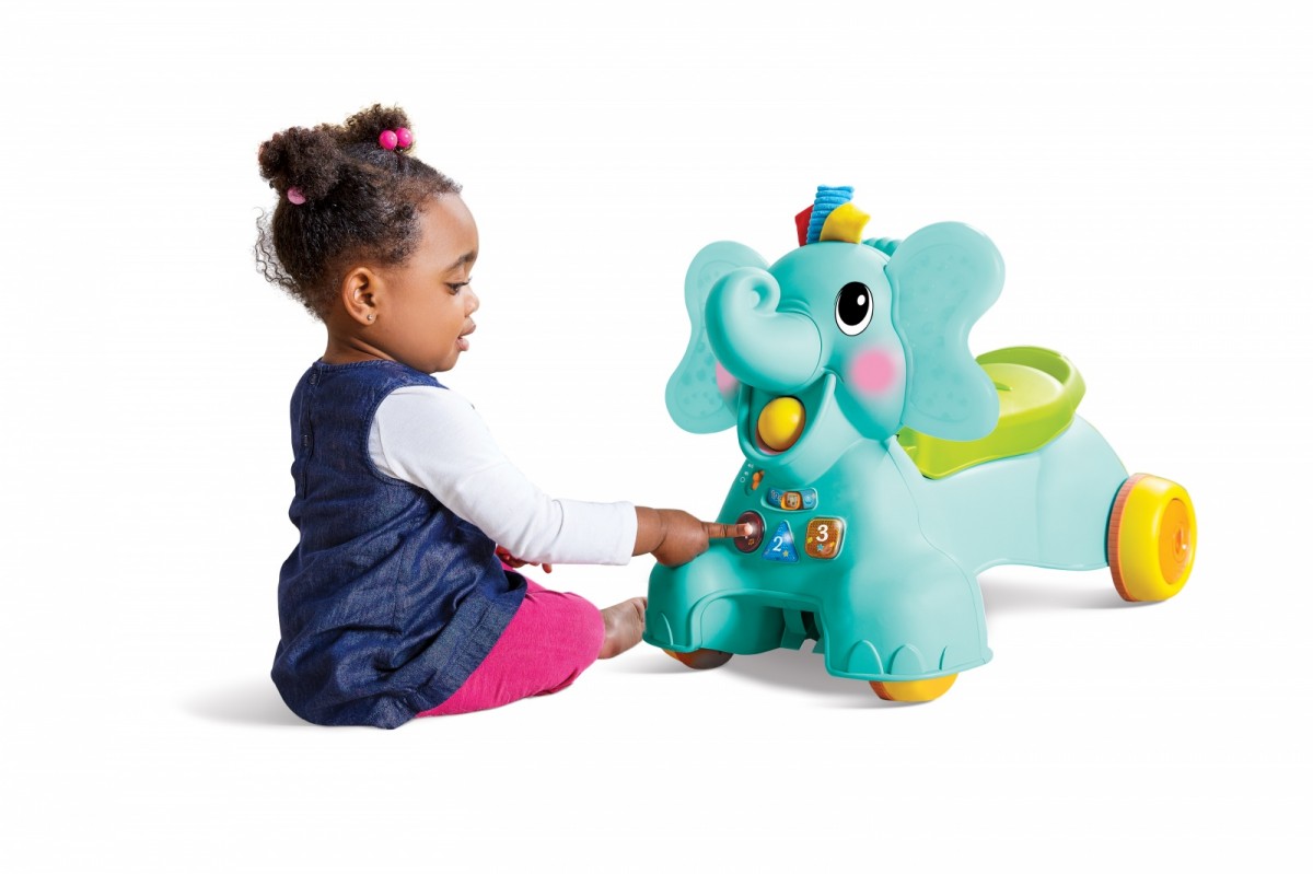 Sensorinis paspirtukas 3 viename dramblys infantino