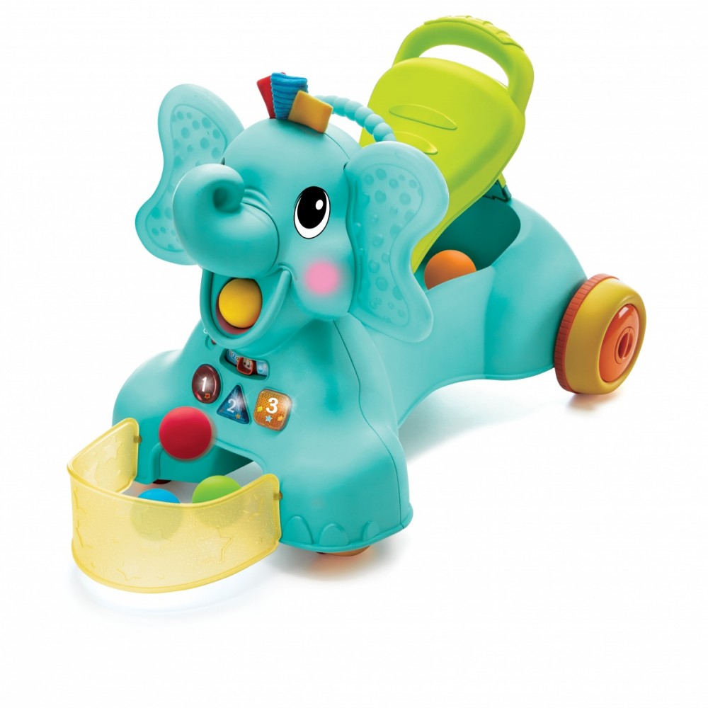 Sensorinis paspirtukas 3 viename dramblys infantino