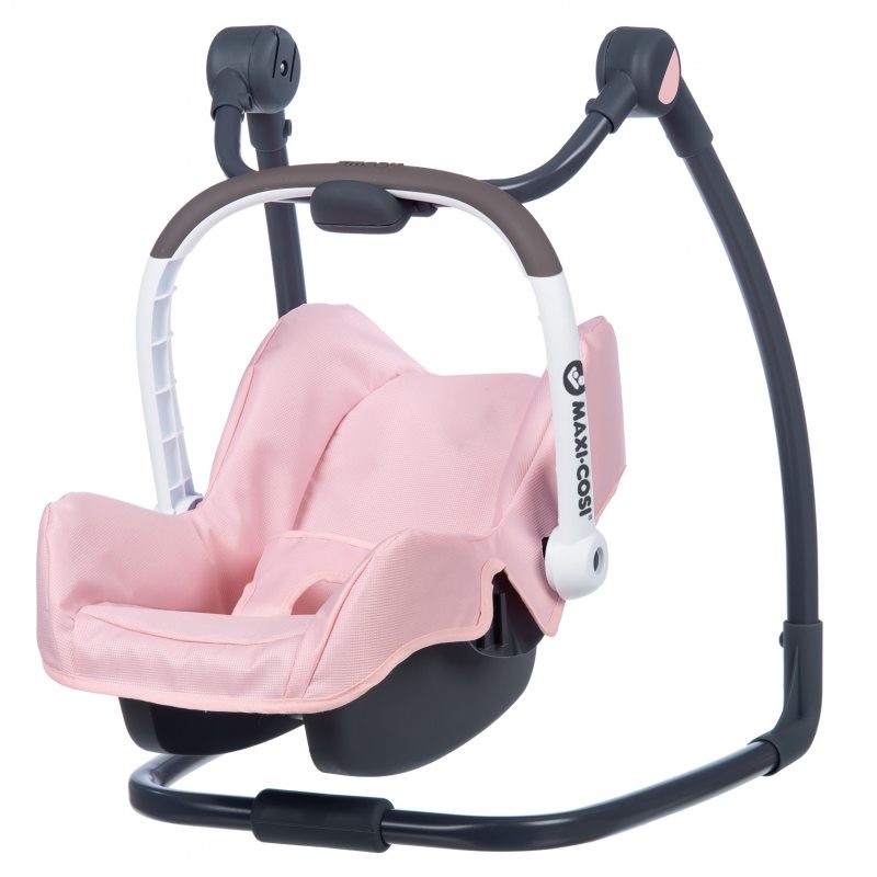 Lėlės nešioklė, maitinimo kėdutė, sūpynė smoby maxi cosi quinny 3in1