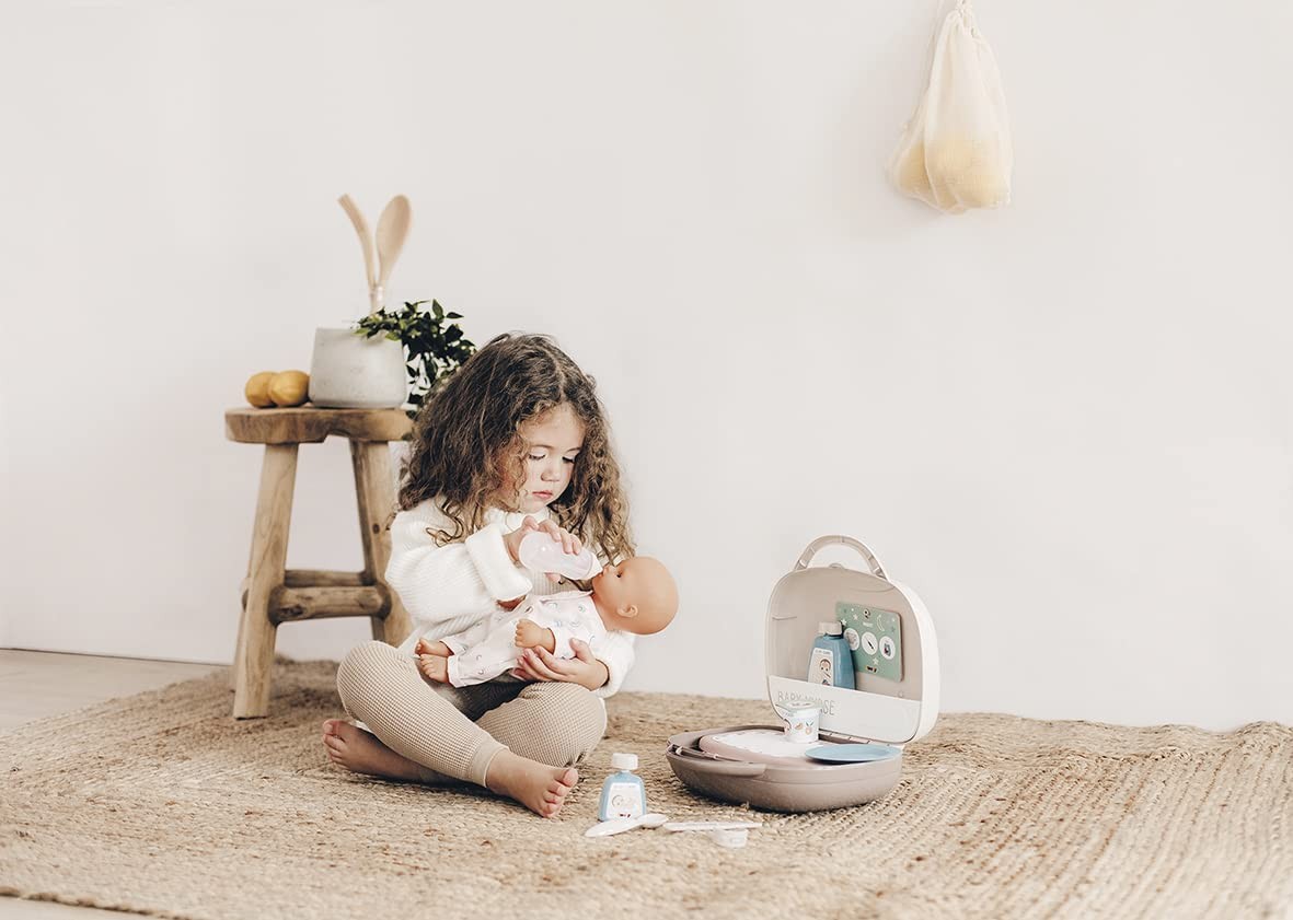 Auklės lagamino priedai lėlei baby nurse smoby