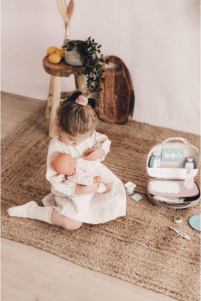 Auklės lagamino priedai lėlei baby nurse smoby