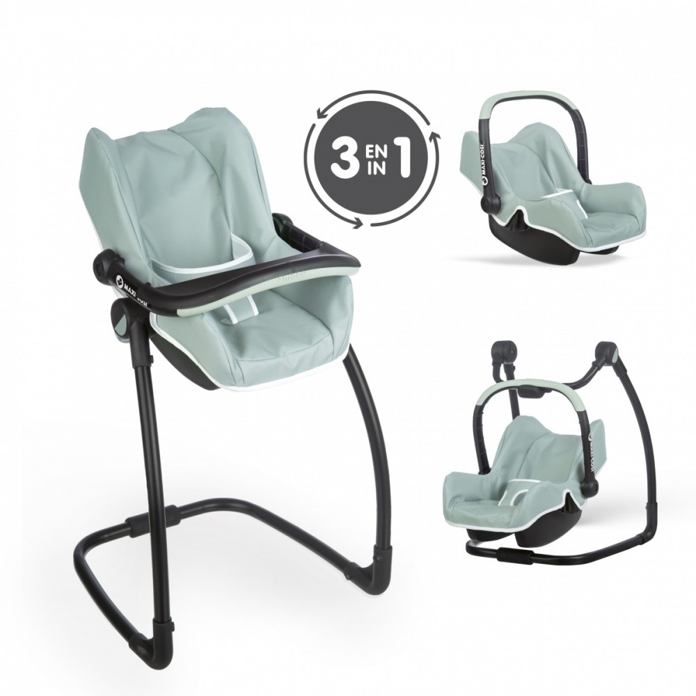 Rinkinys lėlei smoby maxi cosi quinny 3in1 baby carrier rocker
