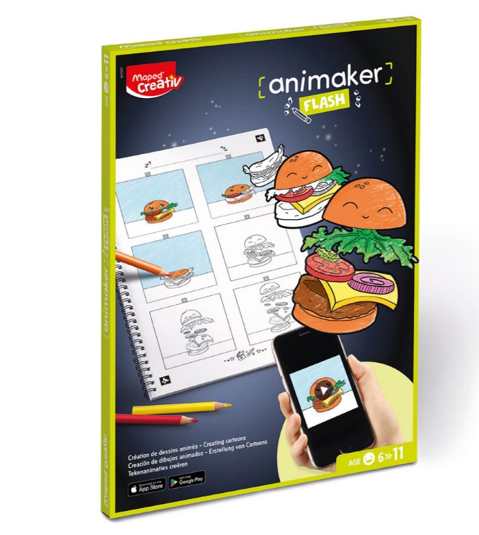 Animaker Flash Pop mini filmų piešimo rinkinys