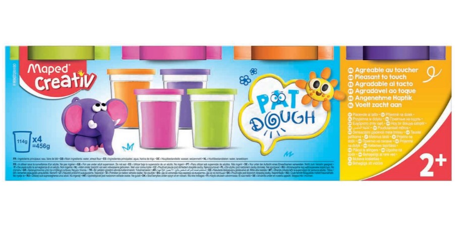 Creativ plastiko masė 4x114g 4vnt.