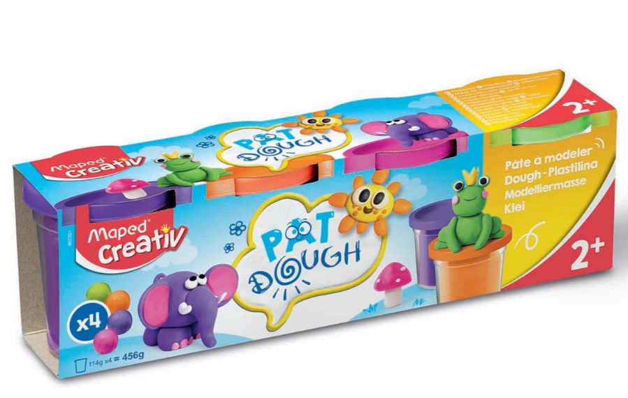 Creativ plastiko masė 4x114g 4vnt.