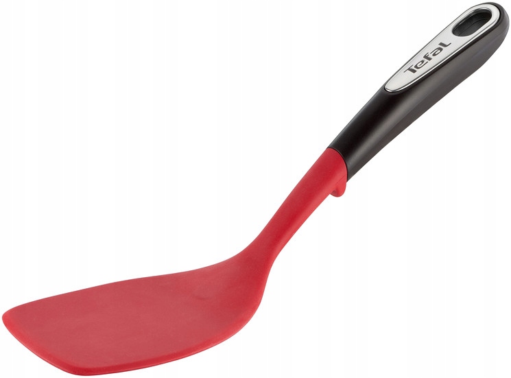 Špachtelė - tefal - ingenio wood - silikoninė - raudona - lanksti