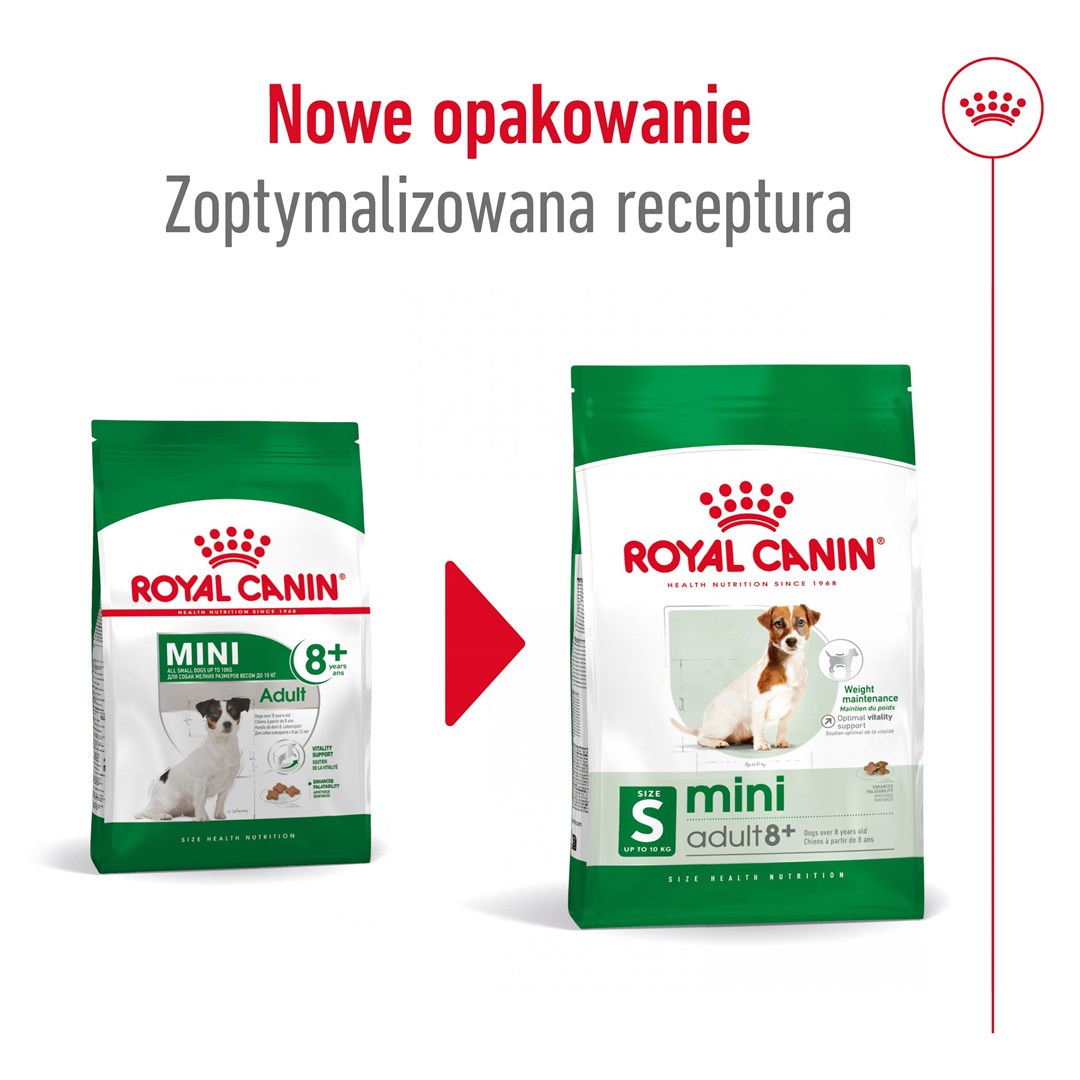 Royal canin mažų veislių senjorams mini adult +8, 2 kg