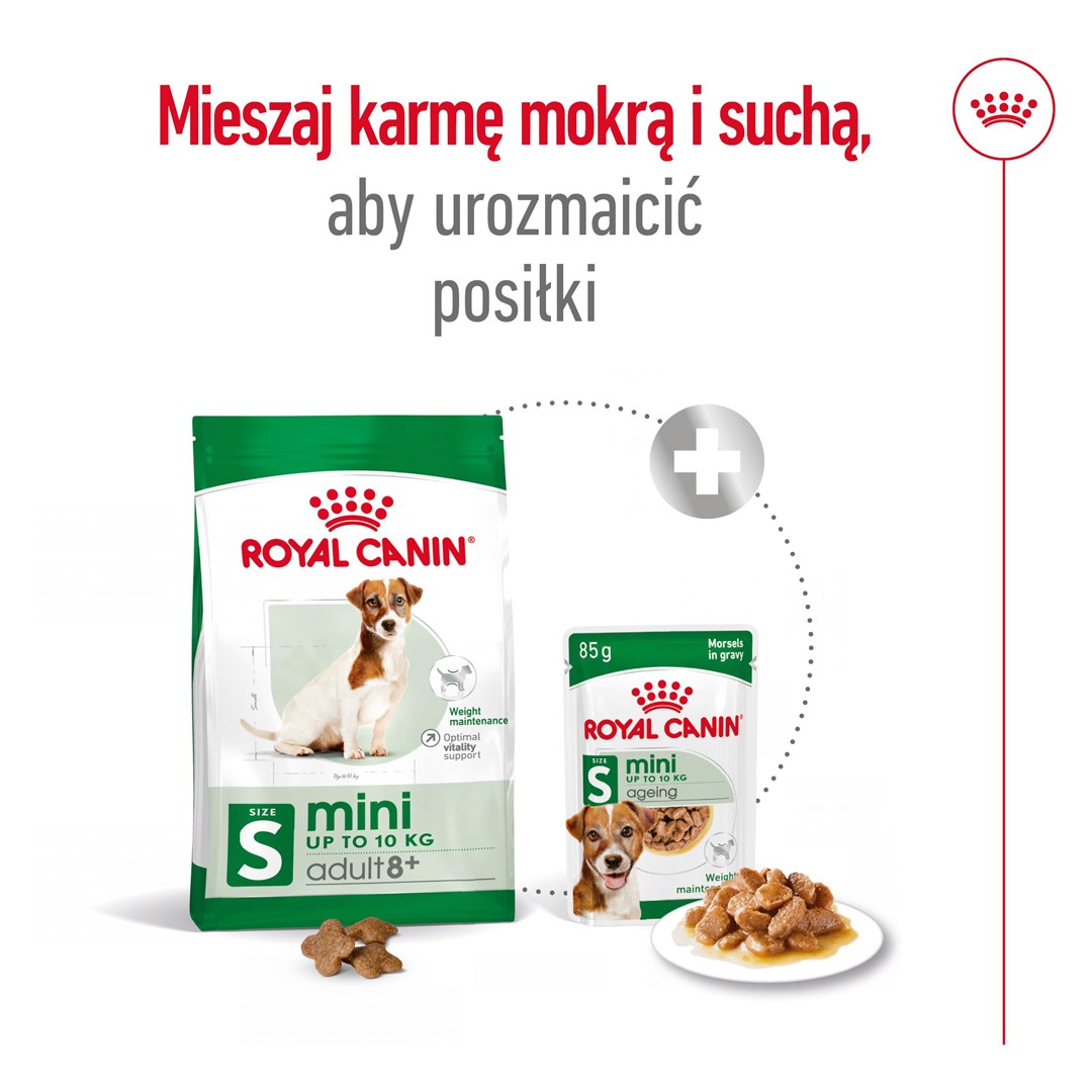 Royal canin mažų veislių senjorams mini adult +8, 2 kg