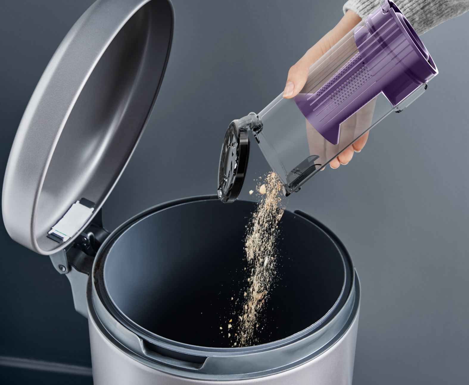 Tefal x-pert 7.60, purple - cordless vacuum cleaner