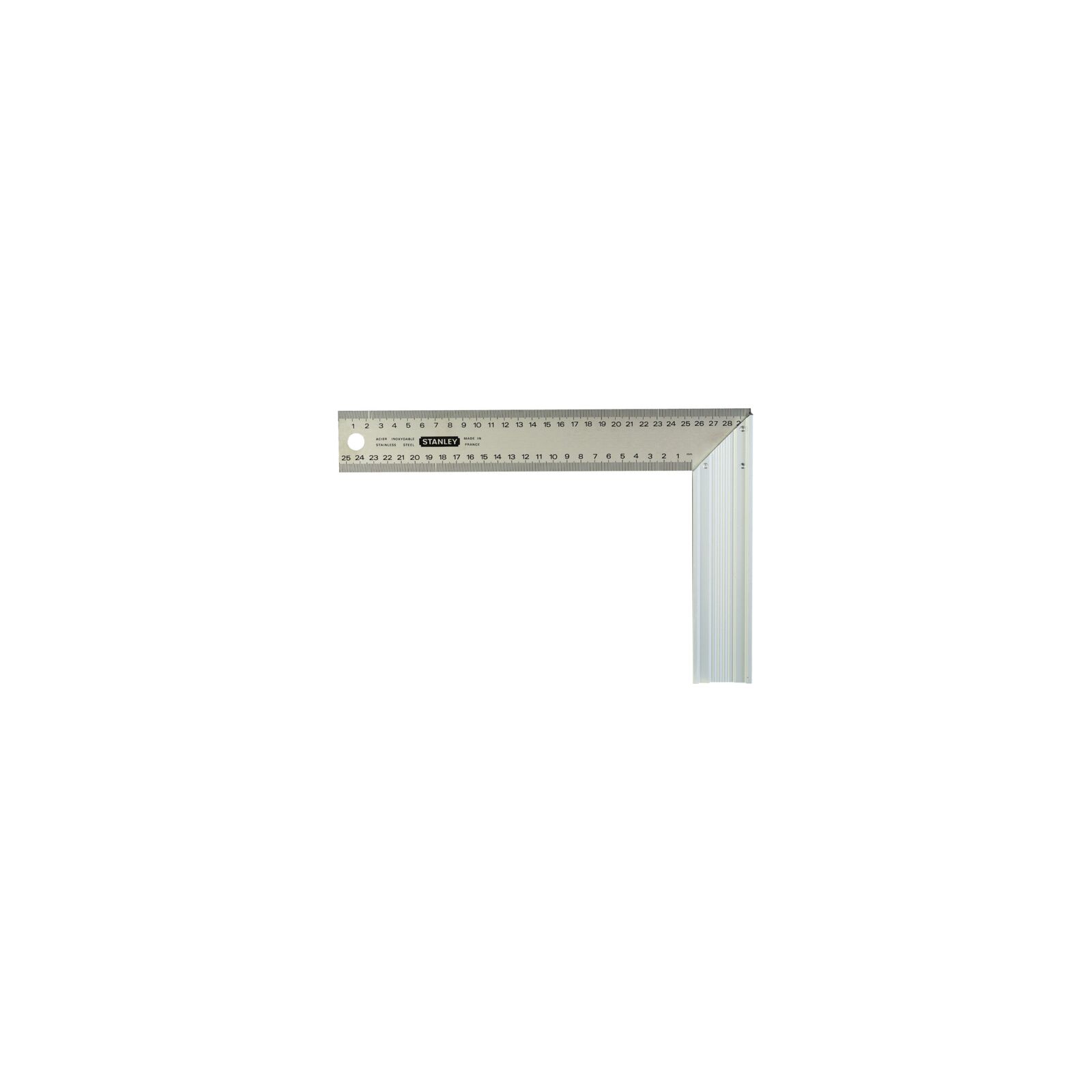 Kampainis su liniuote stanley, 250x140 mm