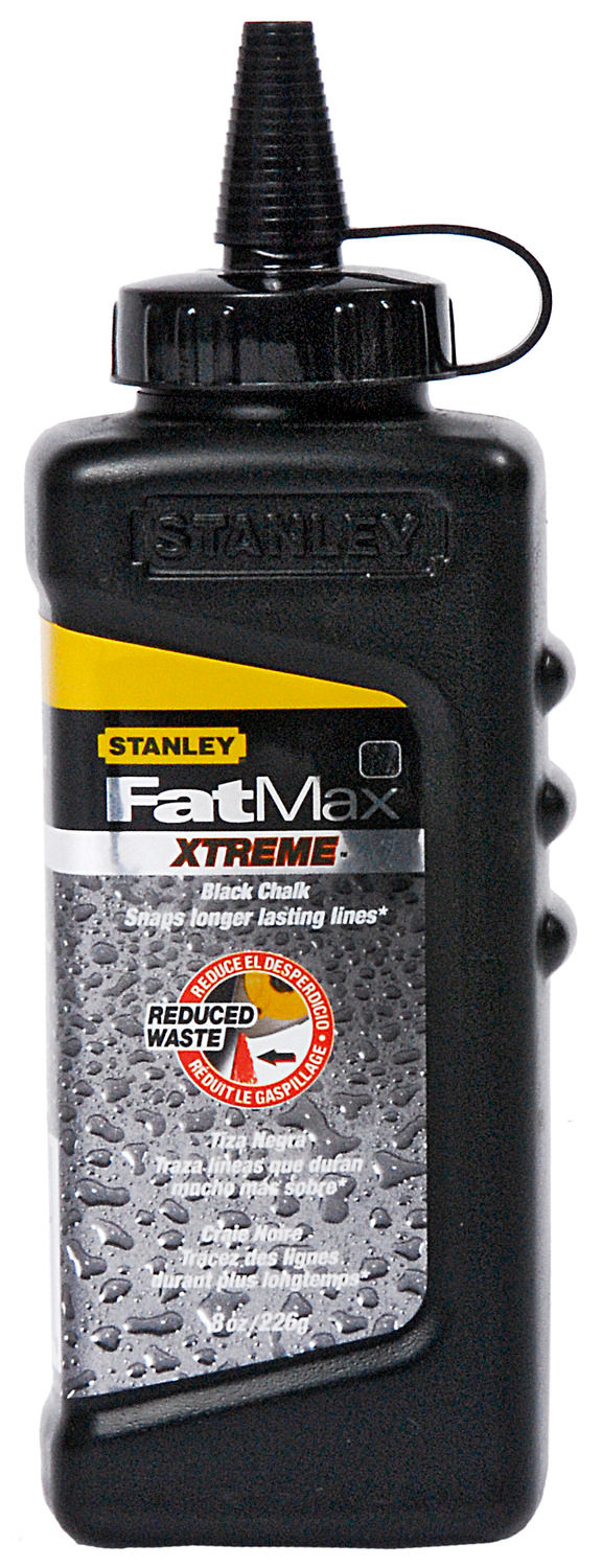 Stanley 9-47-822 fatmax xl kvadratinių butelių kreidos užpildas, 225 g, juodas
